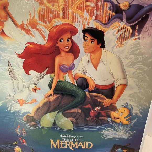Vintage 1989 The Little Mermaid Banned Cover Framed Poster Disney OSP #81668 - Picture 8 of 12
